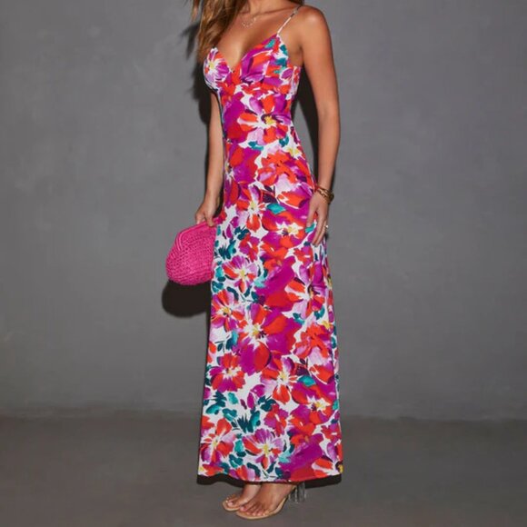 Vici Jazelle Floral Maxi Slip Dress - Picture 6 of 12